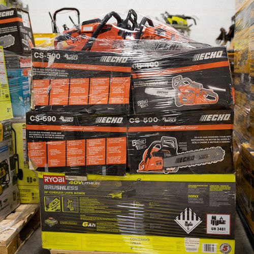 liquidated pallets chain saws