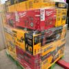 DeWALT and Milwaukee tool pallets