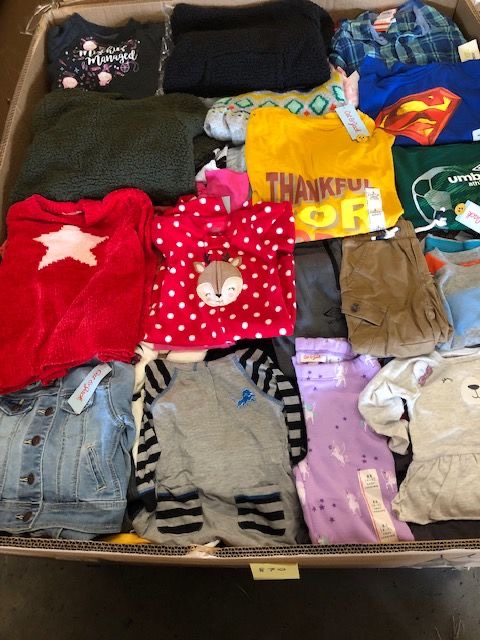 Kids clothes pallets