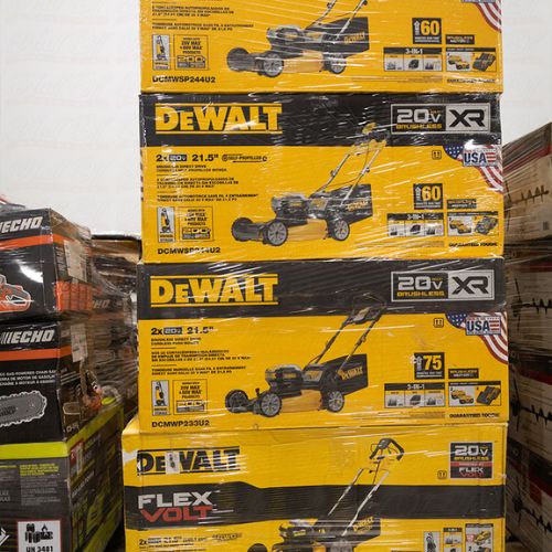 liquidated pallets lawn mowers