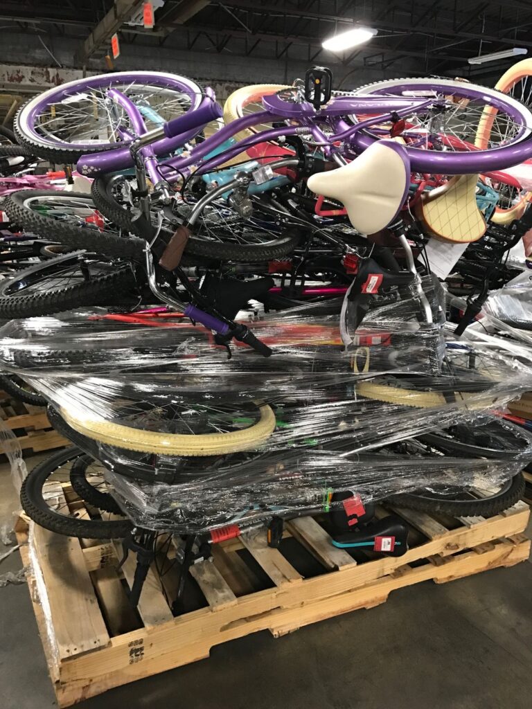 bicycles pallets