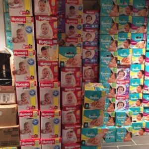 mixed diapers pallets