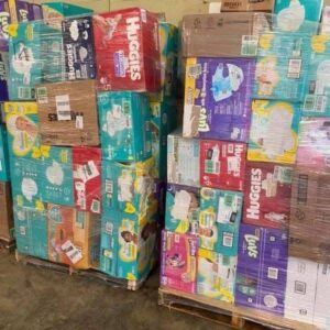 mixed diapers pallets