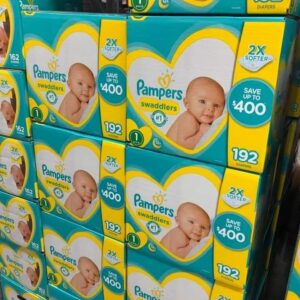 pampers diapers pallets