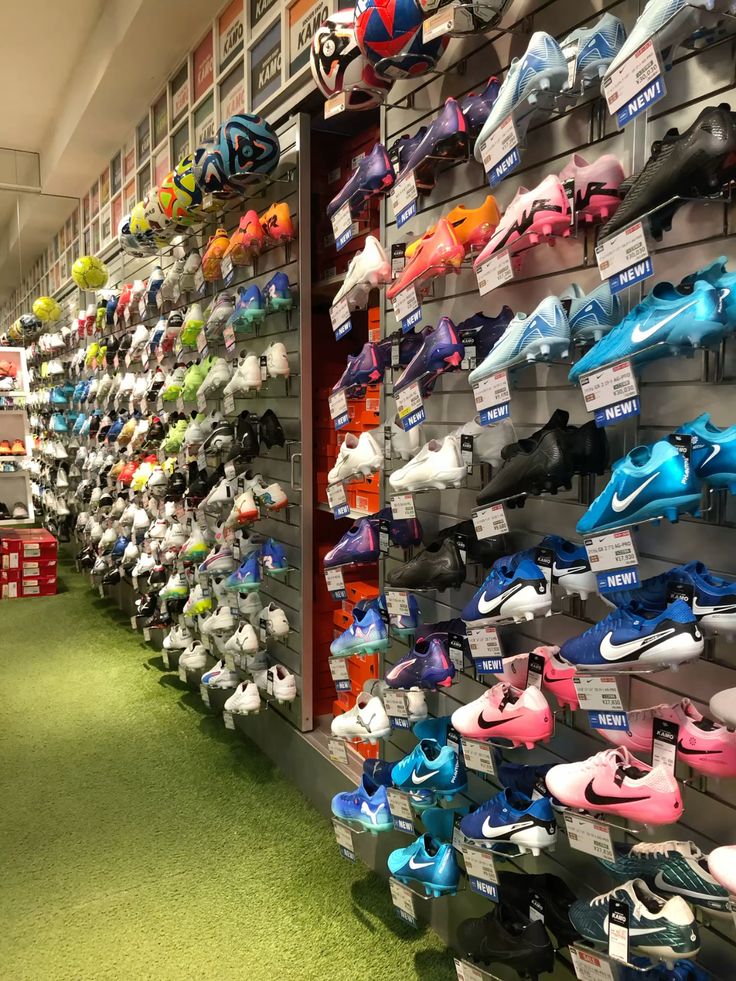 Soccer boots pallet