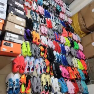 Soccer boots pallet
