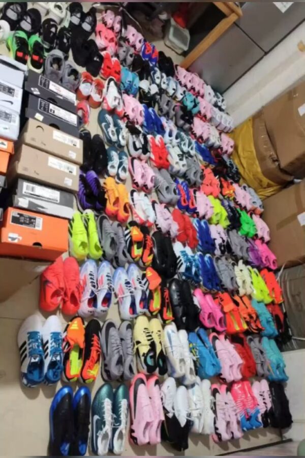 Soccer boots pallet