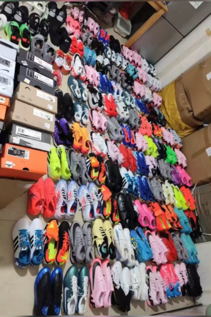 Soccer boots pallet
