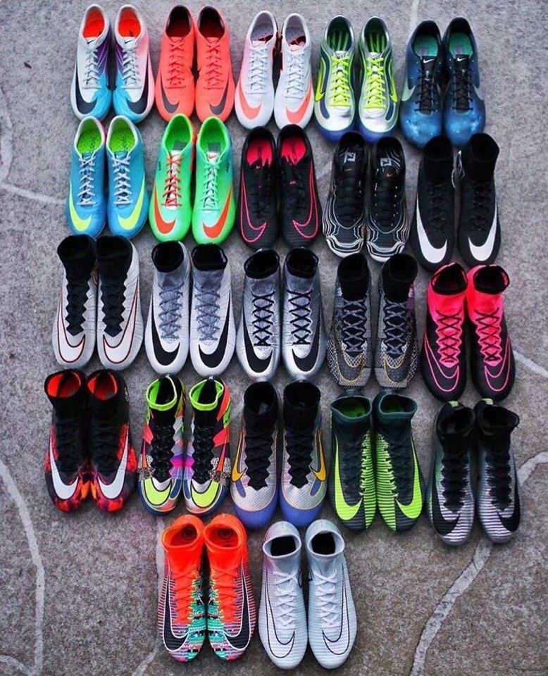 Soccer boots pallet