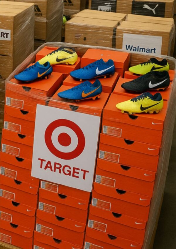 Soccer boots pallet